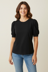 T-SHIRT CON MANICHE A PALLONCINO - image 5