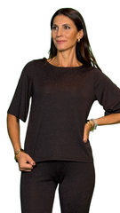 Maglia in lurex girogola