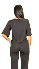 Maglia in lurex girogola