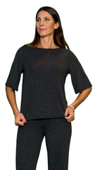 Maglia in lurex girogola