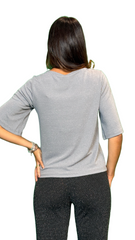 Maglia in lurex girogola