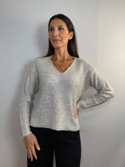 Maglione con brillantini