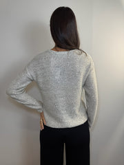 Maglione con brillantini