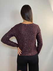 Maglione con brillantini