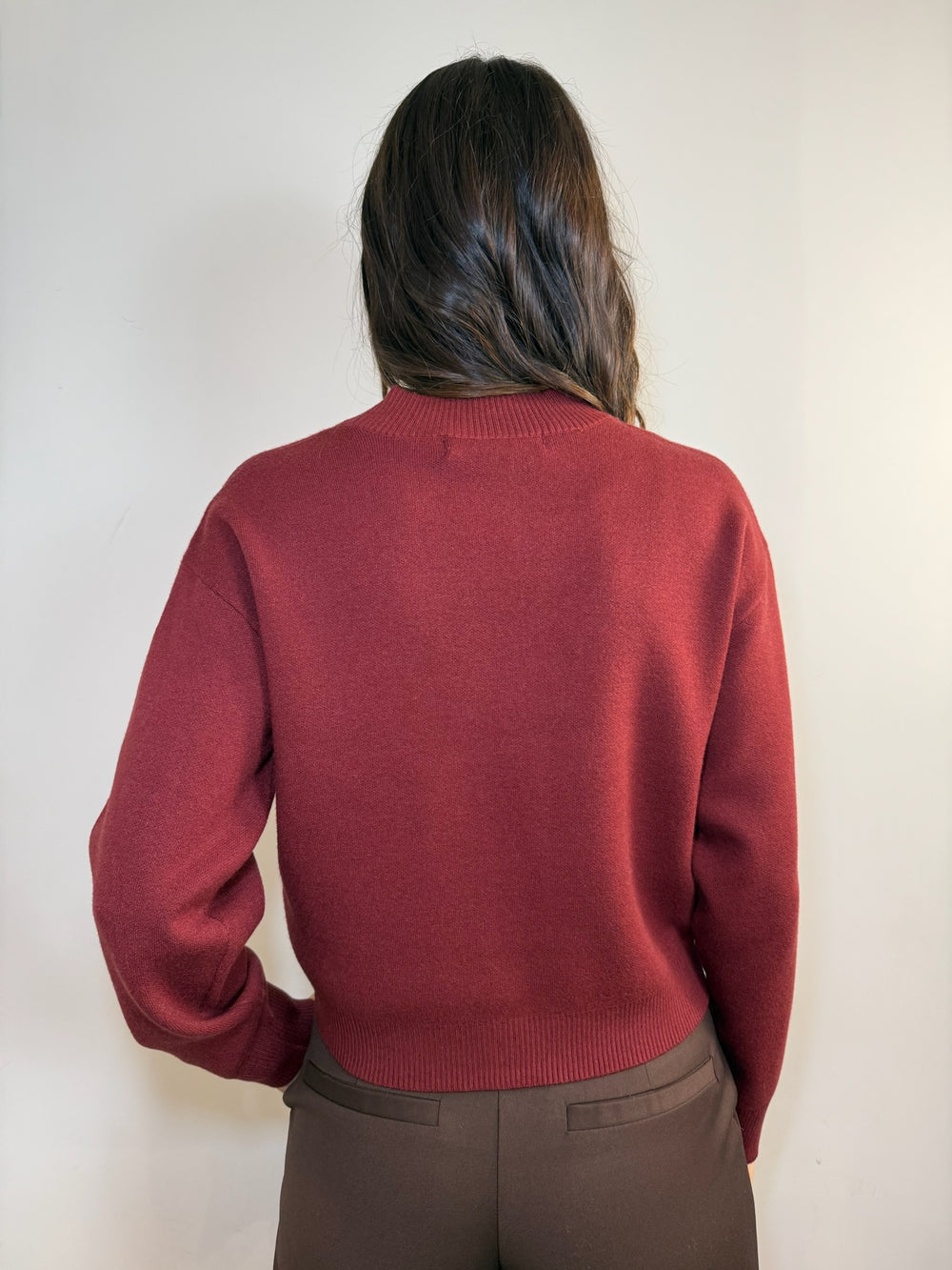 CARDIGAN CORTO MANICA LUNGA A 3 BOTTONI - image 6