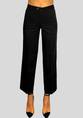 Pantalone palazzo con bottone