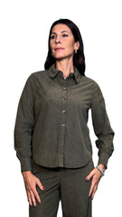 Camicia in velluto a costine