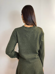 CARDIGAN CORTO IN LANA CON BOTTONCINI - image 9