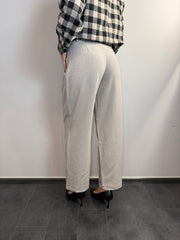 Pantalone a palazzo cintura sartoriale