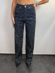 Jeans con strass