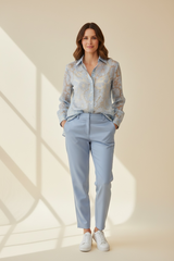CAMICIA IN VELO FANTASIA FLOREALE - image 5