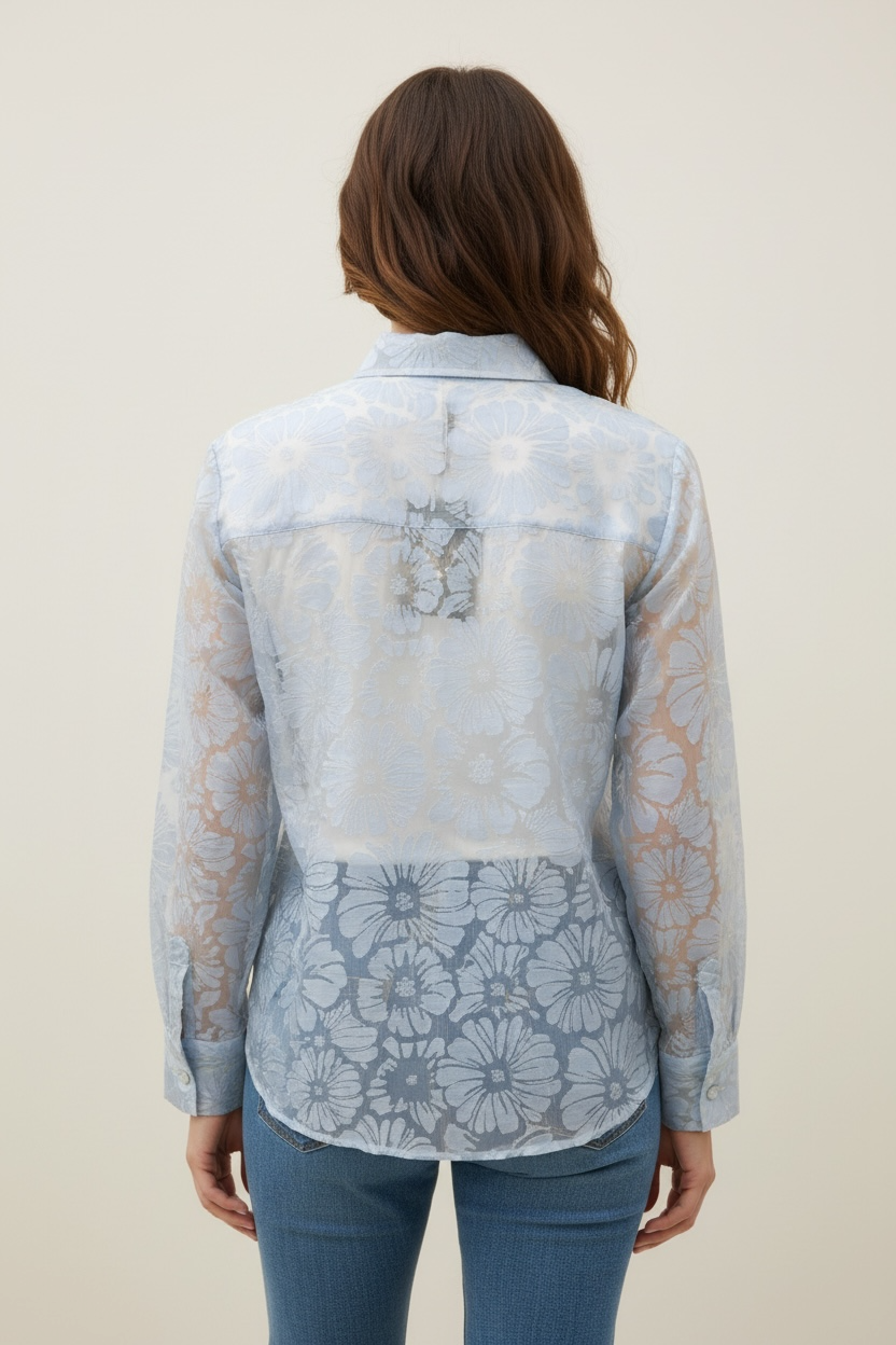 CAMICIA IN VELO FANTASIA FLOREALE - image 6