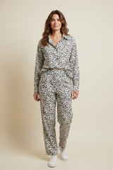 CAMICIA MORBIDA FANTASIA FOGLIE