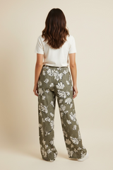 PANTALONI CON STAMPA A FIORI - image 2