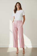 Pantalone gessato linea dritta