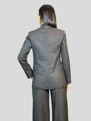 Giacca con inserti in lurex