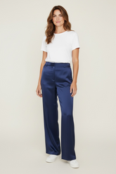 Pantalone a palazzo in raso