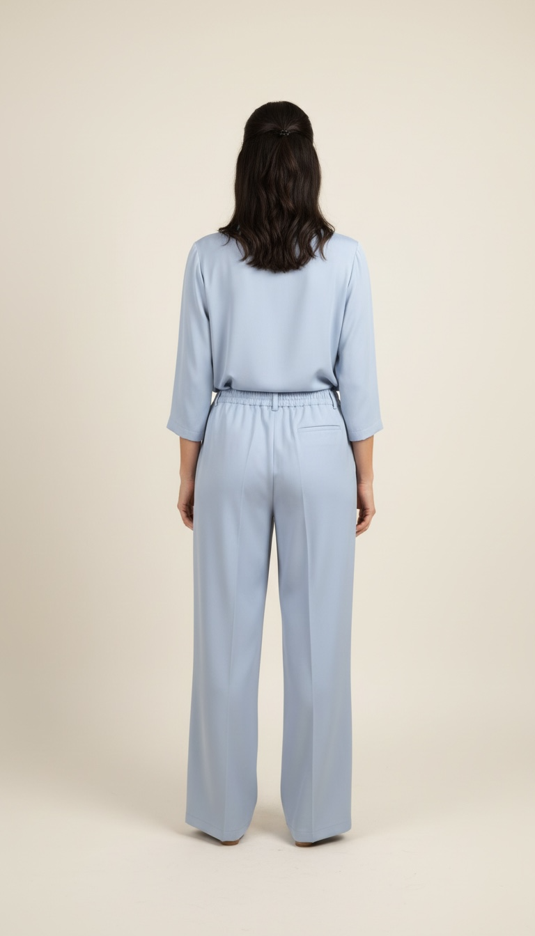 PANTALONE PALAZZO LINEA FLUIDA - image 2