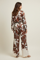 Pantalone a palazzo effetto gonna
