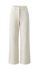 Pantalone a palazzo in velluto a costine
