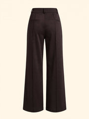 Pantalone a palazzo wide leg a piega