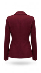 Blazer donna sfiancato monopetto