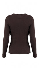 Cardigan doppio strato effetto camicia