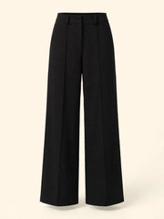 Pantalone a palazzo wide leg a piega