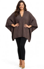 Cardigan kimono oversize modello mantella