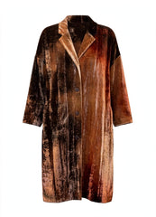 CAPPOTTO IN VELLUTO OVERSIZE