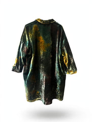 CAPPOTTO IN VELLUTO OVERSIZE