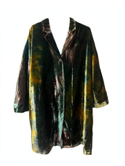 CAPPOTTO IN VELLUTO OVERSIZE