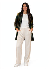 CAPPOTTO IN VELLUTO OVERSIZE