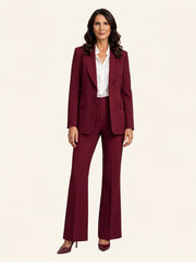 PANTALONE PALAZZO CINTURA SARTORIALE ED ELASTICO DIETRO