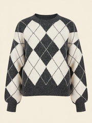 MAGLIONE A ROMBI OVERSIZE