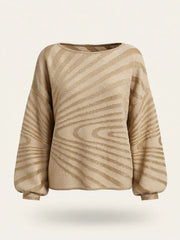 MAGLIA A GIROCOLLO AMPIO IN LUREX