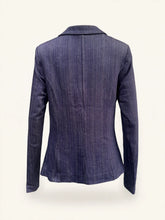 GIACCA DENIM RIGA BIANCA