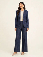 GIACCA DENIM RIGA BIANCA