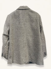 BLAZER PIED- DE-POULE OVERSIZE