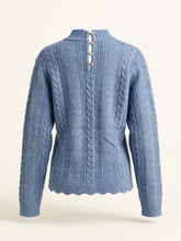 MAGLIONE A TRECCE COLLO ALTO