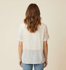 CAMICIA CON PIETRE PERLE E PAILLETTES - image 2