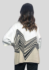 Maglia con stampa geometrica