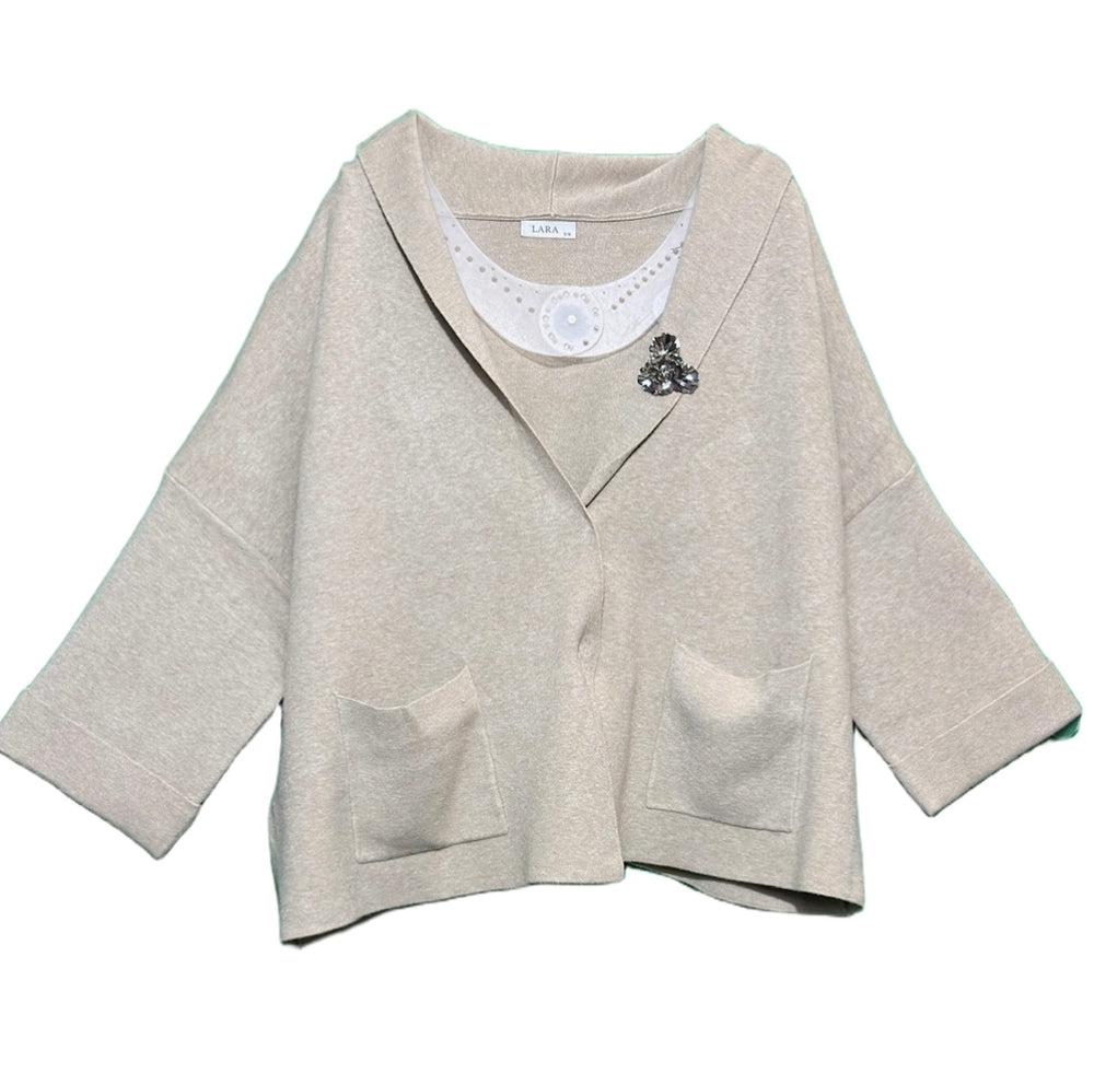 CARDIGAN CON SPILLA