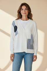 Cardigan over con patch