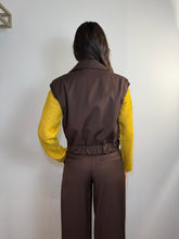 Gilet corto effetto bomber