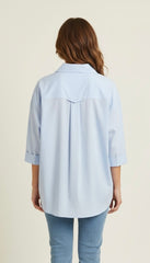 CAMICIA OVER CON MANICA A TRE QUARTI - image 6