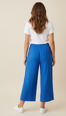 Pantalone morbido con tasche ed elastico in vita
