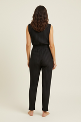 Pantalone plissettato con coulisse