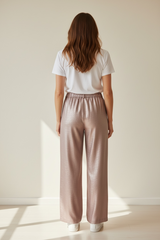 Pantalone palazzo placcato