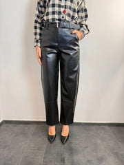 Pantalone similpelle balloon